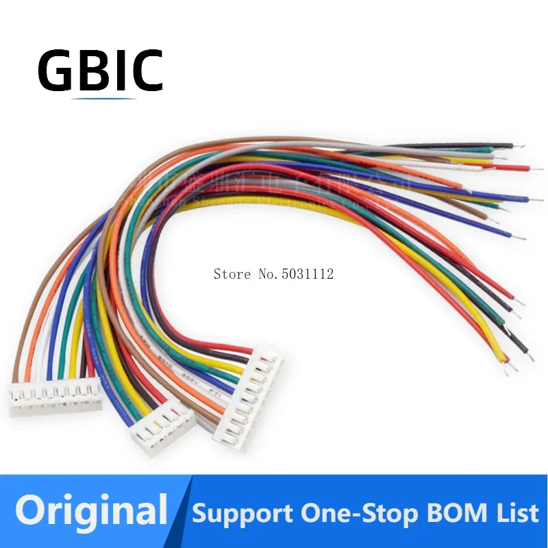 10 قطعة JC20-2.0 مللي متر كابلات الموصلات موصلات الأسلاك الإلكترونية 2/3/4/5/6/7/8/9/10/12 دبوس 10 سنتيمتر/20 سنتيمتر/30 سنتيمتر رئيس واحد #1