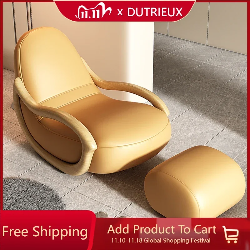 

Recliner Elastic Living Room Chairs Spong Relax With Back Lazy Nordic Chairs Rocking Single Balcony Fauteuils De Salon Furniture