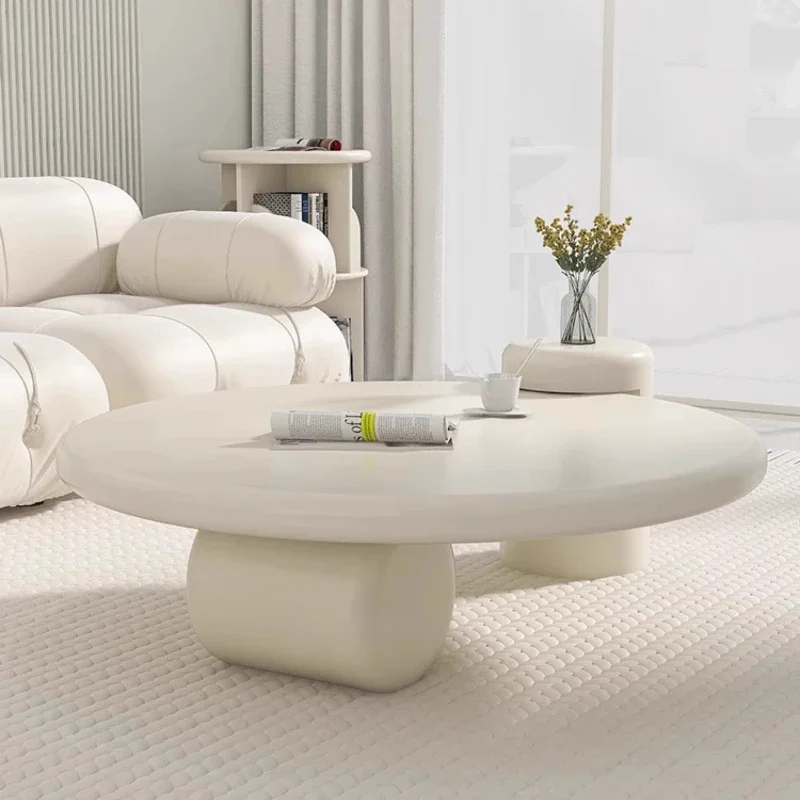 

Luxury Design Coffee Tables Living Room Aesthetic Designer Floor Round Writing Coffee Table Dinner Couchtisch Home Furniture