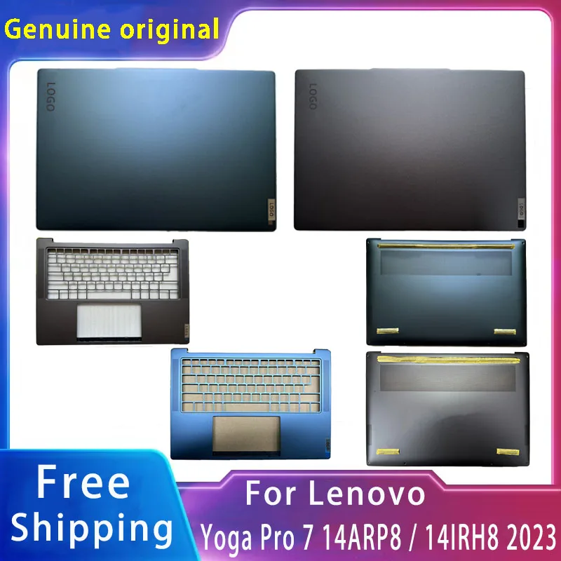 Imagem -01 - Acessórios para Laptop para Lenovo Yoga Pro Tampa Traseira Palmrest Fundo com Logotipo Substituição Lcd 14 Arp8 14irh8 2023 Novo acessorios para laptop para lenovo yoga pro tampa traseira palmrest fundo com logotipo substituicao lcd 14 arp8 14irh8 2023 novo 01
