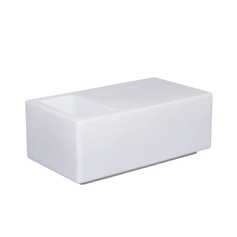 LED luminous coffee table bar against the wall KTV rectangular bar table creative box Internet celebrity booth