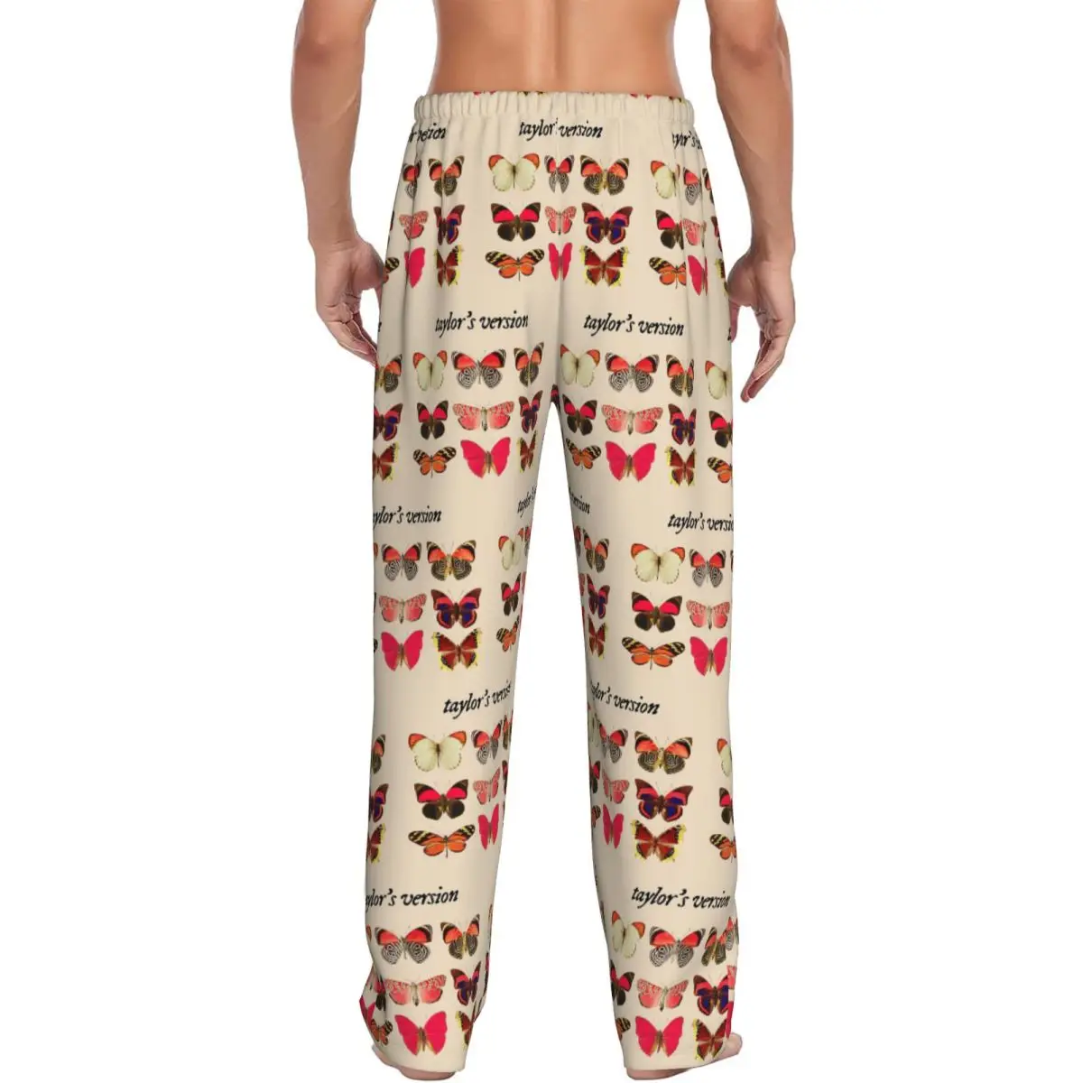 Custom Taylors Version Pajama Pants Men Sleepwear Sleep Lounge Bottoms with Pockets
