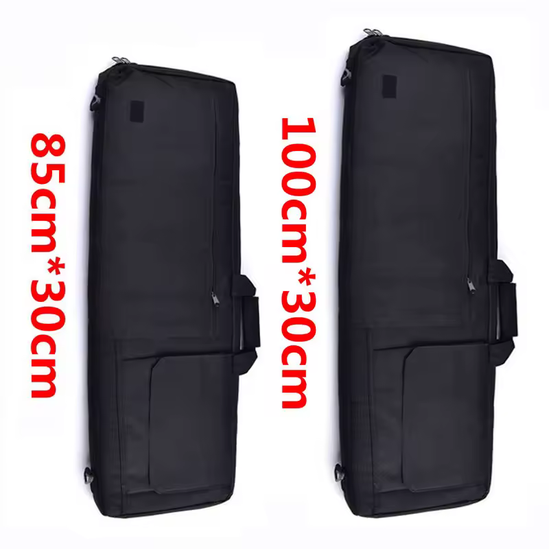 Bolsa táctica para pistola de 85CM/100CM para exteriores, bolsa para tiro Airsoft, bolsa de hombro para caza y juegos de guerra con protección de algodón