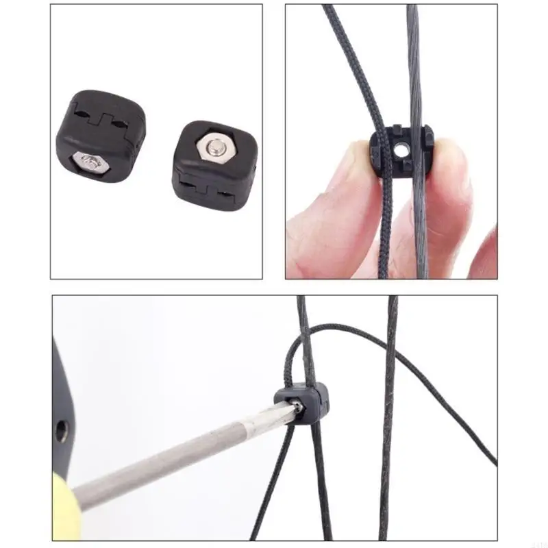 5Pcs Drop Away Arrows Rest Clamp Buckle Compound Bows Fastener Clip Easy to Use 