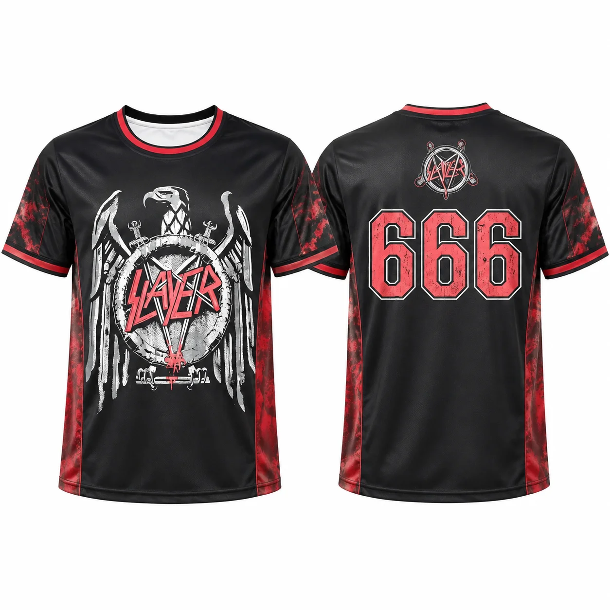 2026 Summer New Metallica Ride The Lightning 84 Basketball T-shirt Heavy Metal Rock Sports Quick Drying T-shirt Family Set