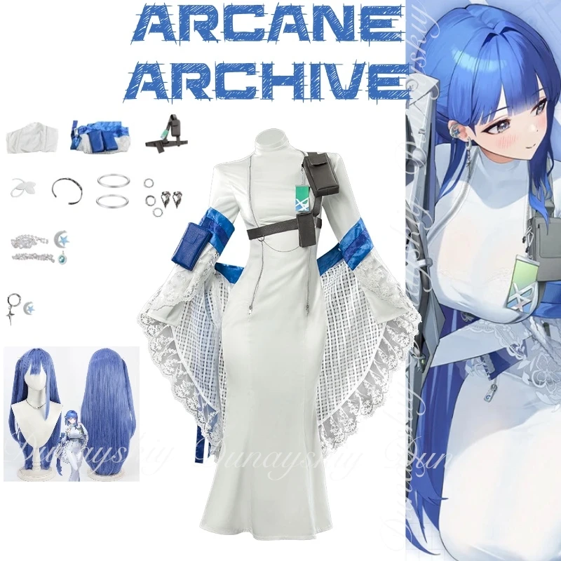 

Goddess of Victory: NIKKE Game Arcane Archive Cosplay The 55th Story Event With White Slim-fifteen Exclusive Cosplay Costume Set