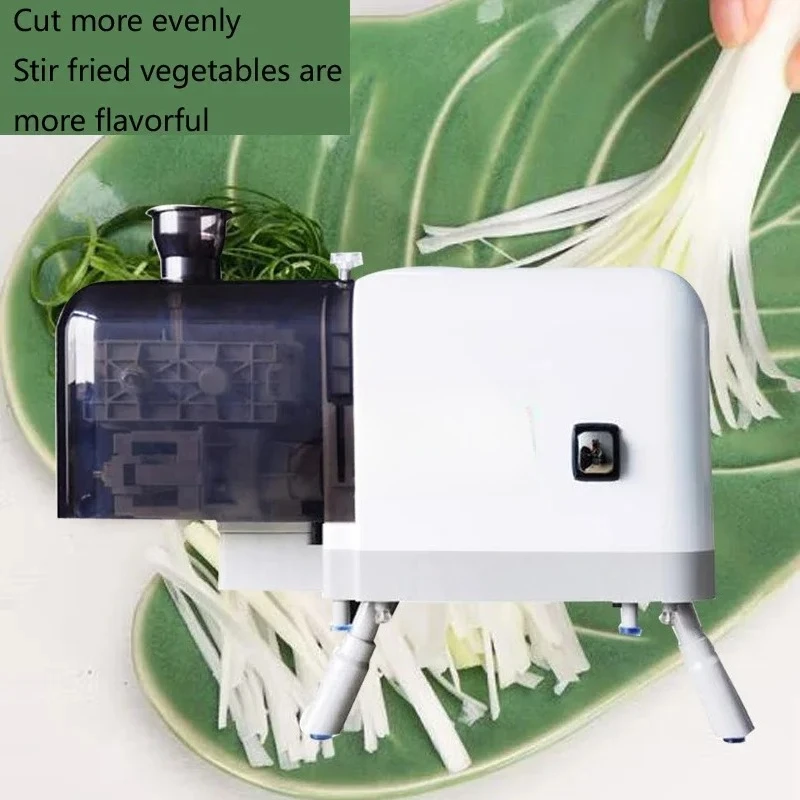 Automatic Shredder Machine Leek Cutting Machine Green Onion Vegetable Green Cucumber Shred Machine 320w