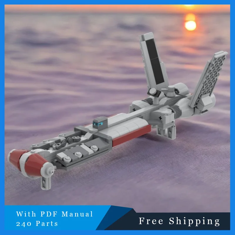 

240 шт., космическая серия, креативный транспортный корабль, технология строительного блока, модель, обучающая игрушка «сделай сам», сборка для мальчика, Рождественский подарок