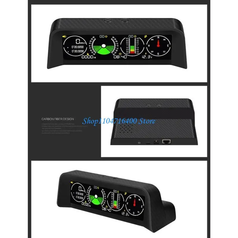 Y1gd pojazdy ciężarówki dla samochodów GPS miernik nachylenia prędkości elektroniczny kompas cyfrowy inklinometr alarmowy kąt