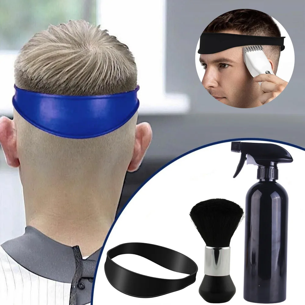 

Adjustable DIY Curved Silicone Hair Trimming Hairband & 500ml Large Capacity Hairdressing Spray Bottle Set Styling Accessories