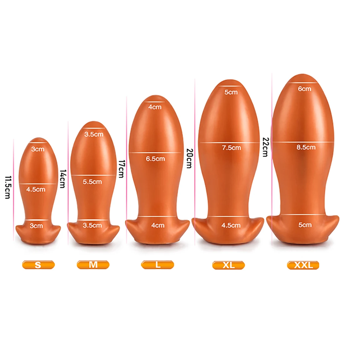 Liquid Silicone Oversize Dragon Egg Anal Plug Dildos Soft Anal Dilator Stimulate Anus and Vagina Sex Toys Butt Plug Masturbator