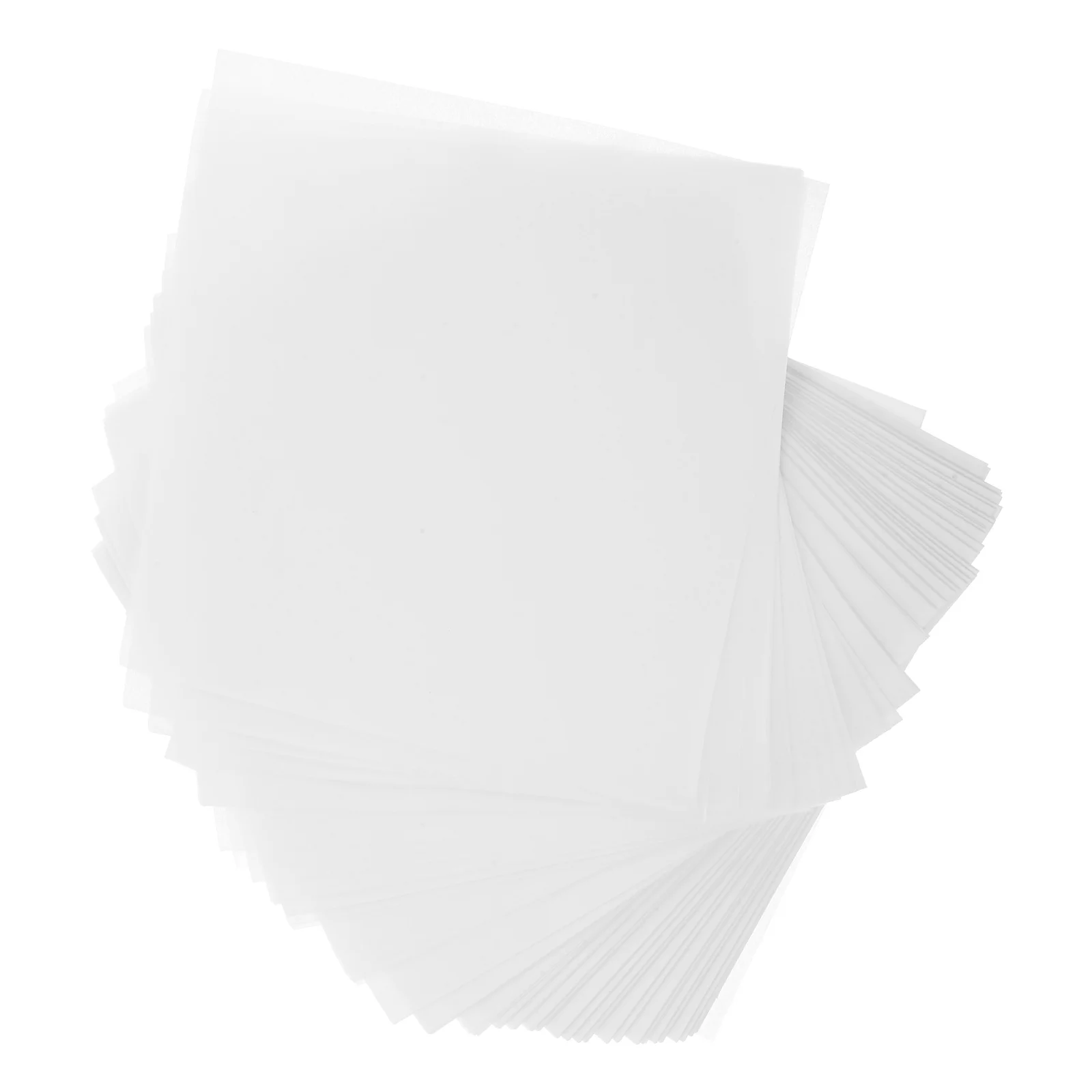 

500pcs Weighing Paper Square Cellulose Lab Grade Double-sided High-gloss Non-absorbing Balancing Accessory for Accurate