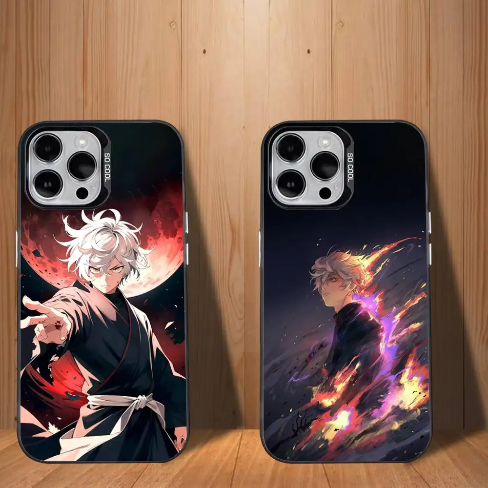 

Hell P-Paradise J-Jigokuraku Phone Case For iPhone 17,16,15,14,13,12,11,Mini,Pro,SE,MAX White Matte Shockproof Cover