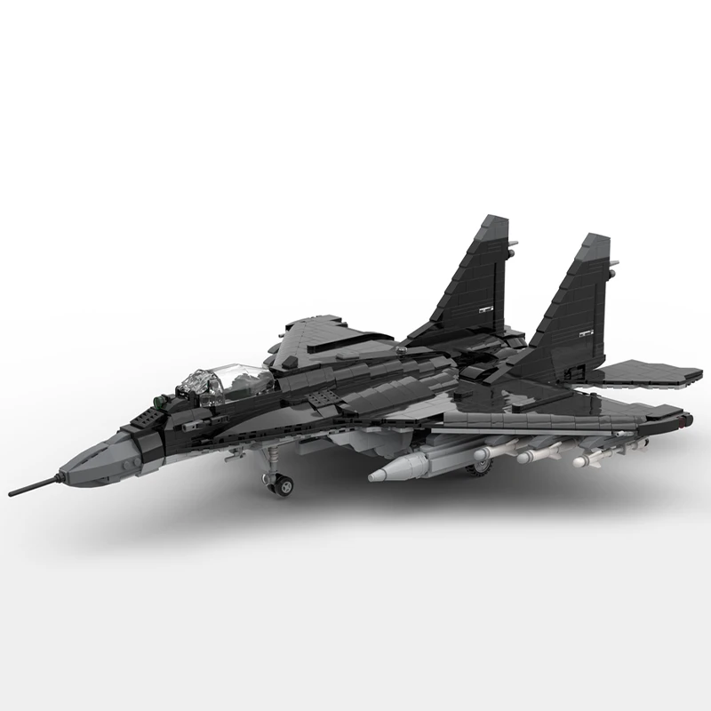 1789pcs MOC Mig 35-S (Mig 29 - Modernised) Fighter Aircraft Brick Model Toys Creative Children's Holiday Gifts