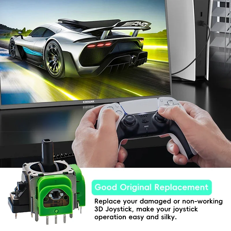 DATA FROG Replacement 2Pcs Joystick 3D Analog Stick for  PS5/PS4/Switch Pro/Xbox One/Series Controller Repair Parts Accessory view 2