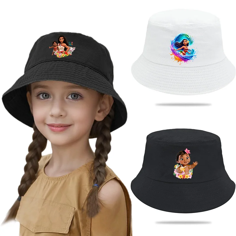 

Moana Printed Fisherman Hat Cute Cartoon Basin Hat Summer Beach Sun Shade Boy Girls Gift Basin Cap Sun Hat Bucket Hat Panama Hat