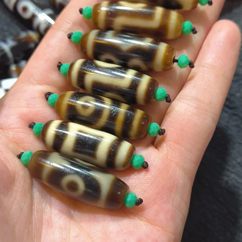 One Eye Heaven And Earth Discount Two Panda Three Eyes Tiger Tooth Pattern Agate Tianzhu