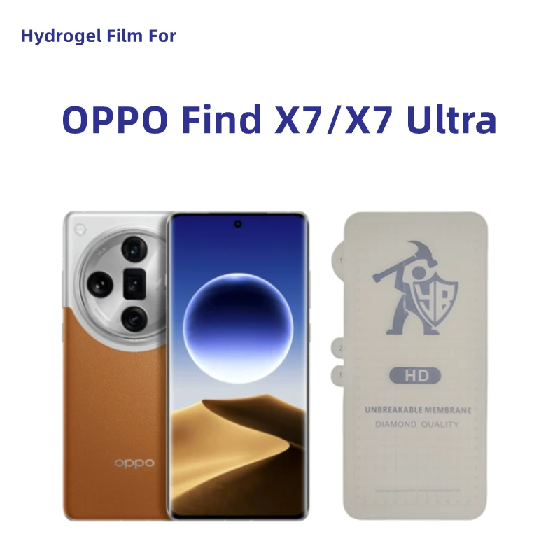 

3 шт. прозрачная гидрогелевая пленка для OPPO Find X7 Защитная пленка для экрана OPPO Find X7 Ultra HD Защитная пленка без закаленного стекла