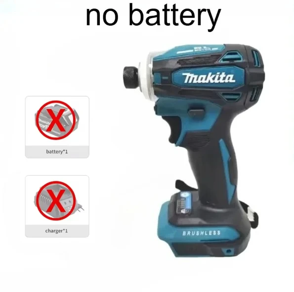 Makita DTD173 18V Brushless Impact Driver High Torque Electric Screwdriver High-Power Auto Repair Tool image 3