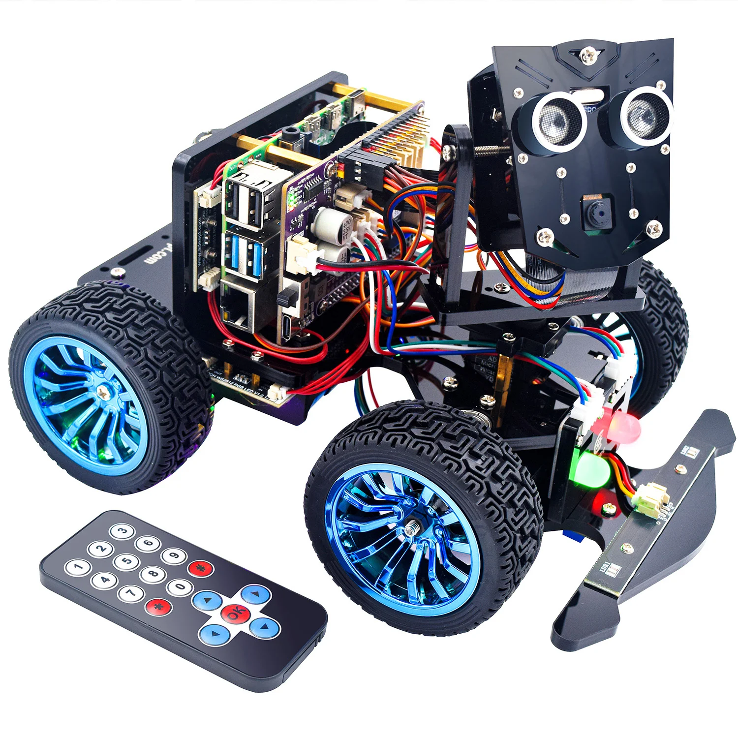 Adeept PiCar-B Mars Rover Smart Car Kit for Raspberry Pi 5/4B/3B/3B+(Raspberry Pi NOT included)