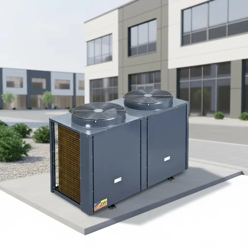 Commercial Industrial Instant Heat Pump Water Heater Air Tankless Energy-Saving Electric Stainless Steel Heating Cooling