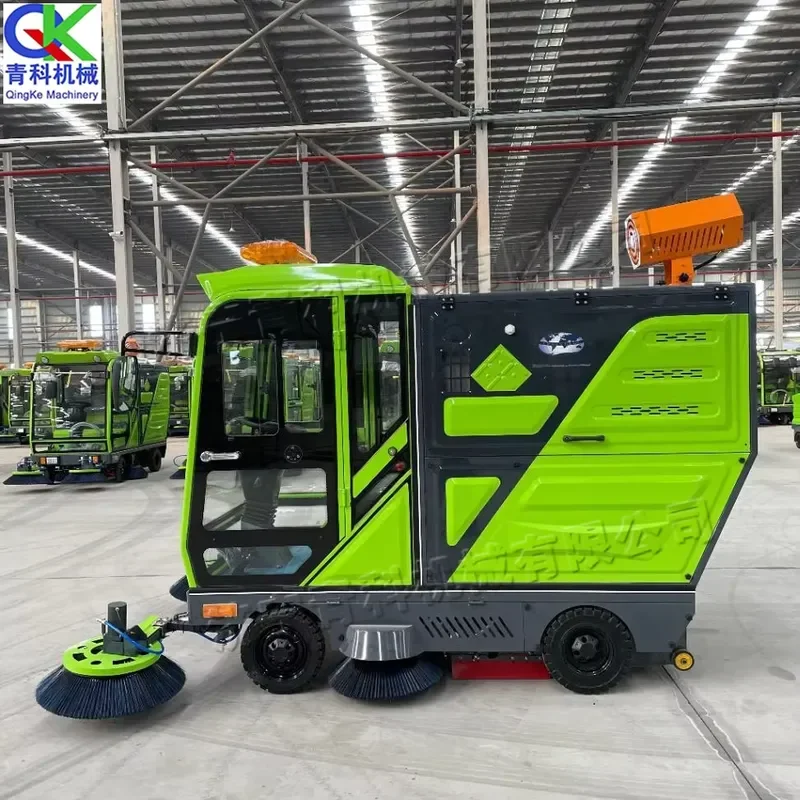 CE Certification 1-Year Warranty Electric Vacuum Parking Lot Sweeper Epoxy Floor Cleaning Vehicle for Large Shopping Malls