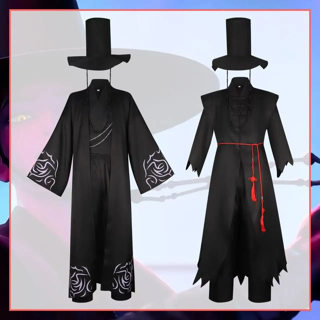

Devil Hunter Boy Group Cosplay Costume Boy Performance Outfit Cosplay Costume for Qin Yu Mysterious Abby Black Stage Costume