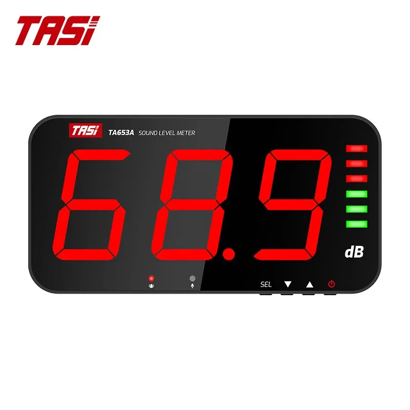

For Sea Shipping, CustomizedTASI TA653A Wall-Mounted Digital Sound Level Meter LED Display IP65 Protection 1 Year Warranty for F
