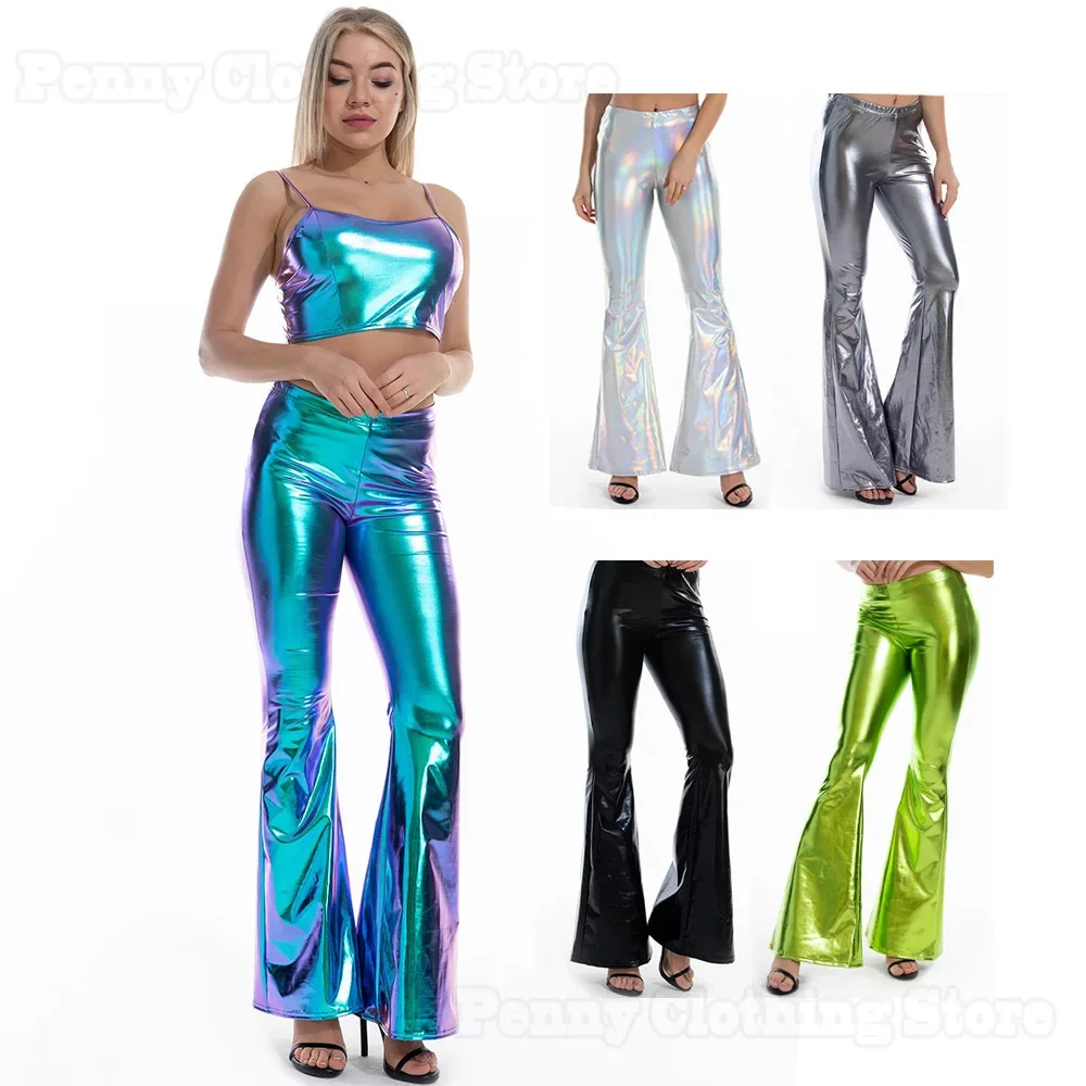 

2024 Women's Summer New Style Flare Pants Women's Multi-Color Micro-Boot Slim Pants Luxurious Stage Clothing