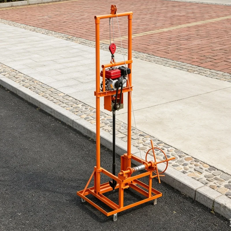 

Customized Economical Mini Water Well Drilling Rig, Household Well Drilling Equipment, Exploration Drilling Machine