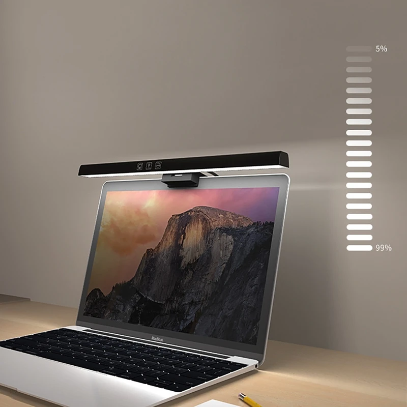 ستبليس يعتم Led لمبة مكتب للكمبيوتر مراقب ضوء بار USB القراءة ضوء رصد مصباح الخلفية شاشة مكتب ضوء