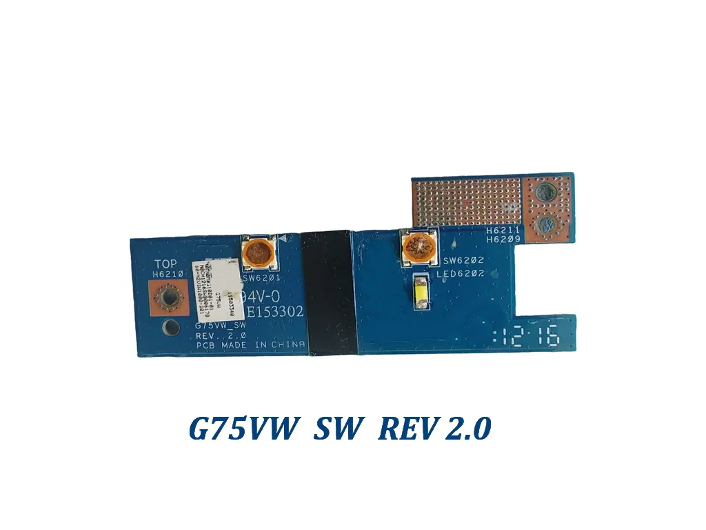 G75VW  FOR  ASUS G75VW  HDD  REV 2.0  USB  BOARD  REV 2.1  SW board   REV 2.0Tested good
