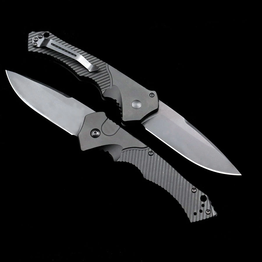 

Camping BM 9600BK Folding Knife Aluminum Handle Outdoor Safety Self Defense Pocket Knives EDC Tool