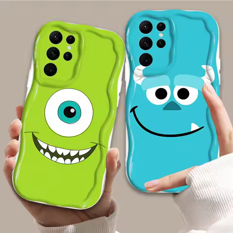 Monsters Inc Phone case for Samsung Galaxy S20 FE S21 S22 S23 S24 FE Plus Ultra S25 Plus Ultra soft funda case