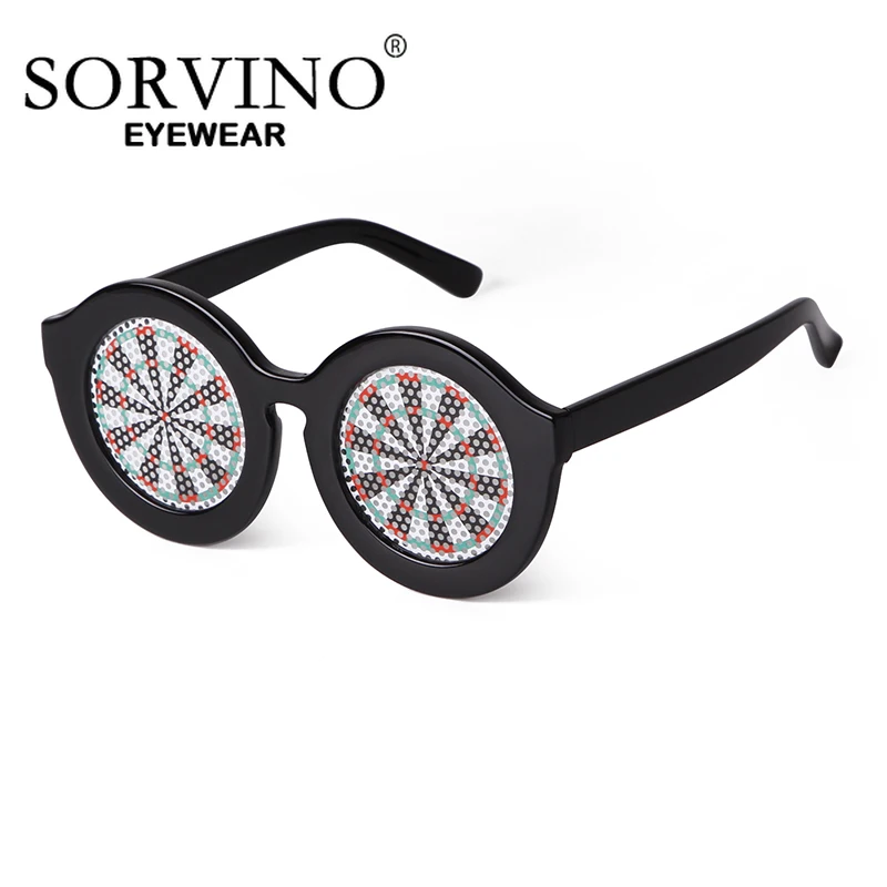 SORVINO Funny Sunglasses Round Target Stickers Sun Glasses Party Decoration Accessories Gift Holiday Celebration Novelty Glasses