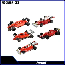 Technical MOC 640 F1 Racing Vehicle Model Building Block Assembly City Sports Car  Champions Boy Collectible Toy Gifts