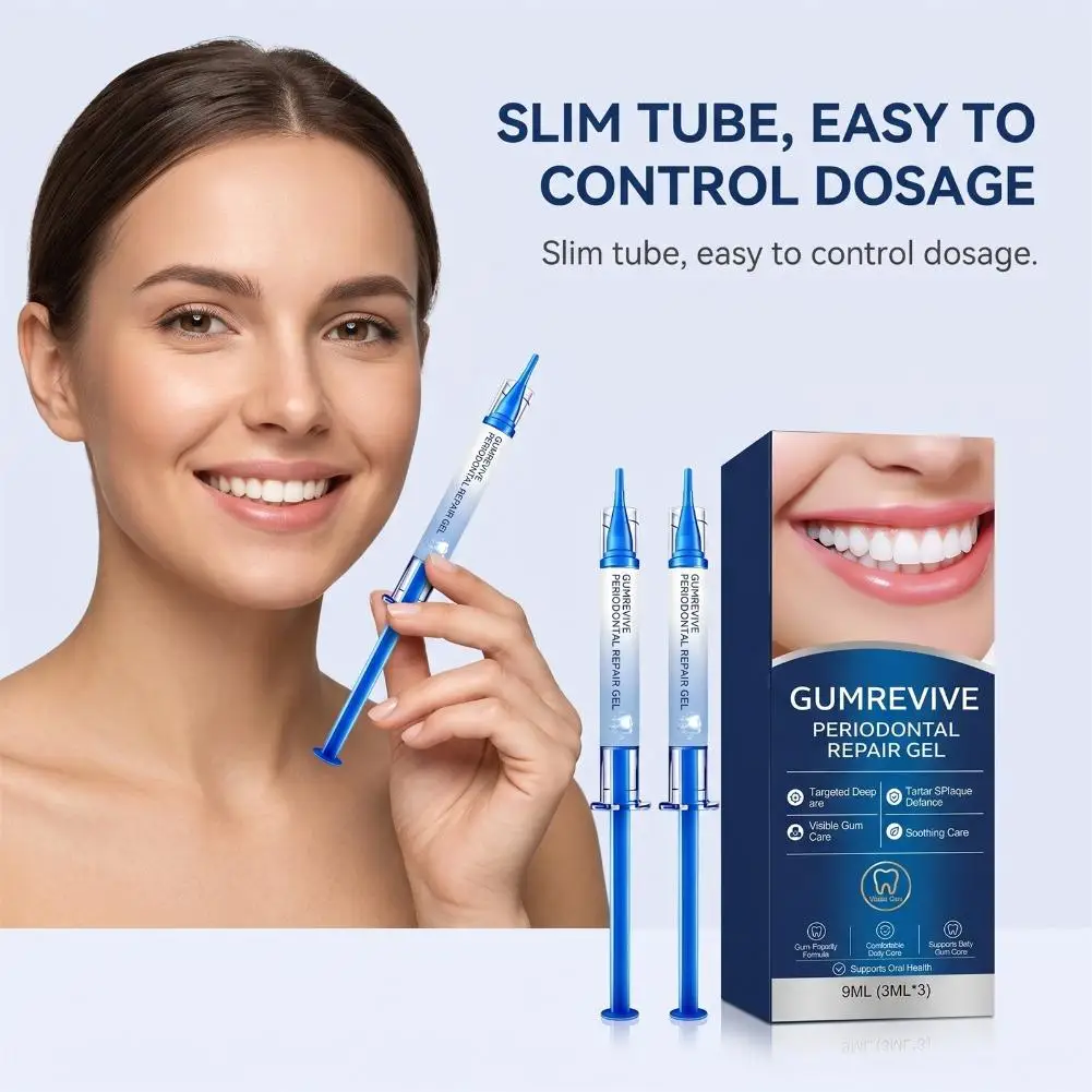 Gum Care Gel for Pain Sensitivity Relief Deep Cleaning Stain Reduction Fresh Breath Anti-Cavity Daily Oral Care