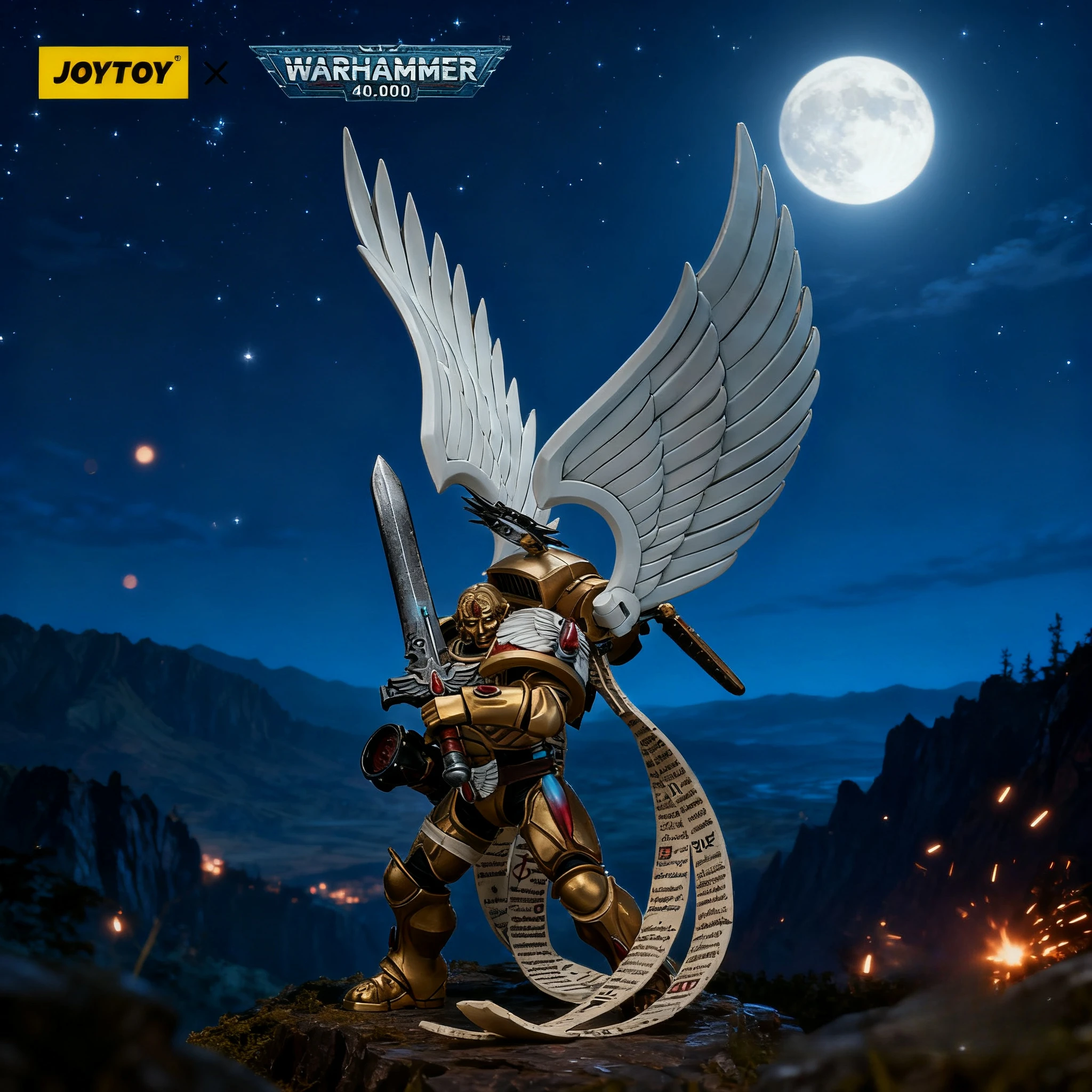 

JOYTOY Warhammer 40k 1/18 экшн-фигурка Blood Angels Sanguinor с Encarmine Broadsword Коллекционная модель игрушки подарок для мальчика