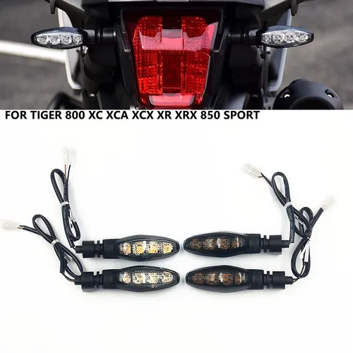 Imagen 2 del producto Luz LED intermitente para motocicleta, accesorio para Tiger 800, 900, 1050, 1200, XC, XR, Daytona Street Triple, 675, 765, ROCKET, 3 velocidades
