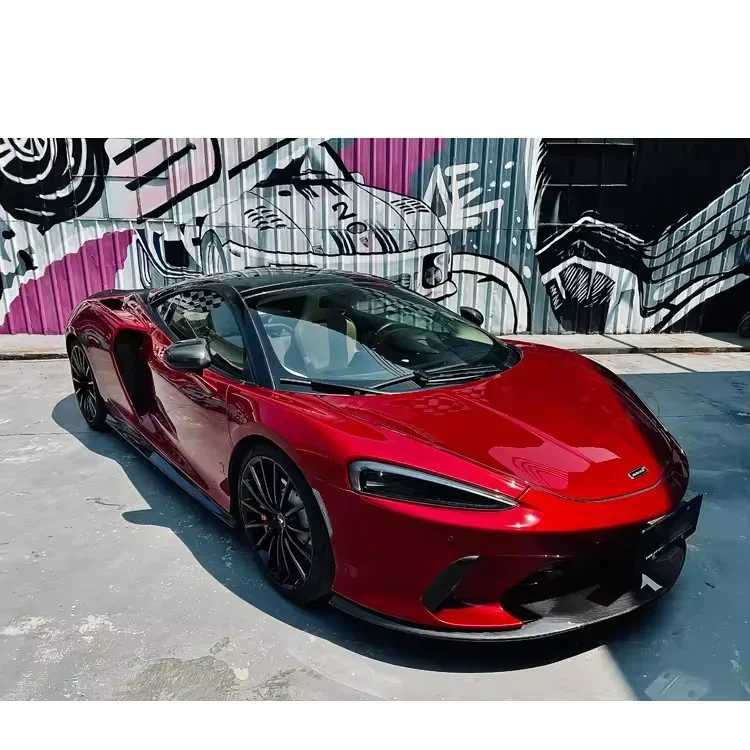 Dry Carbon Fiber Full Set Body Kit Front Bumper Lip Diffuser Fenders Side Skirts for Mclaren GT