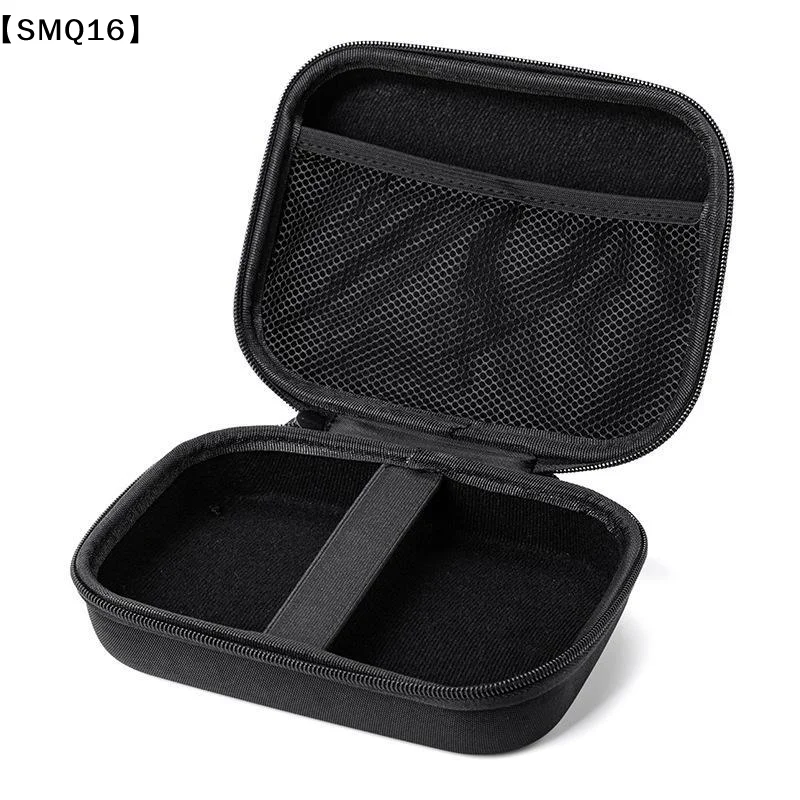 Hard EVA Carrying Storage Case With Non Slip Handle Inner Mesh Pocket For Cables Chargers Game Console Travel Electronics【SMQ】