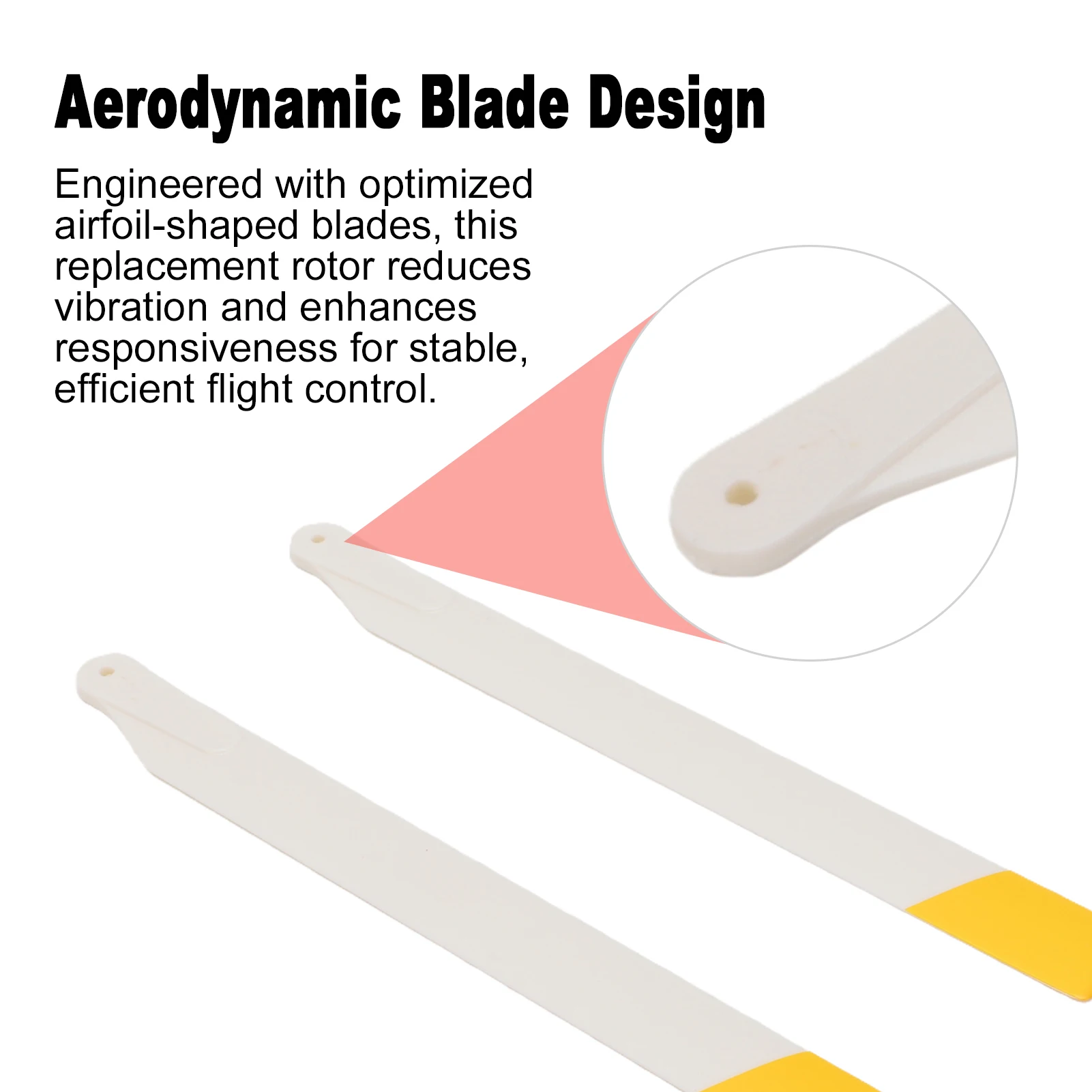 RC Helicopter Propeller Leaf Set for RC ERA C138 Bell-206 Airplane Lightweight Durable Aerodynamic Design Stable Flight