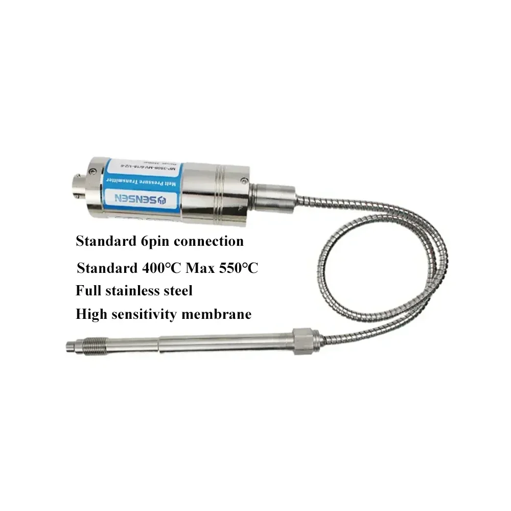 Высокотемпературный датчик давления расплава для резиновых пластиковых экструзионных машин, оптовая продажа с фабрики, датчики давления