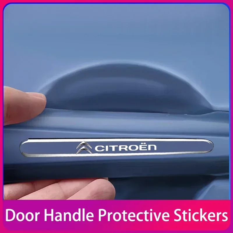 

Car door handle anti-collision strip protection strip Accessories For Citroen C1 C2 C3 C4 C5 C6 C8 C4L DS3 DS4 DS6 Accessories