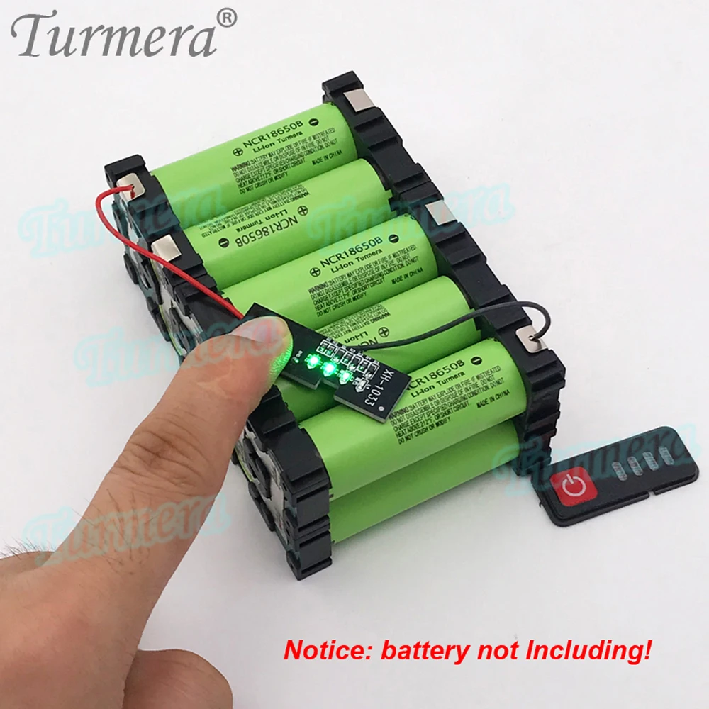 Turmera 5S 18V 21V Screwdriver Battery Capacity Indicator LED Displayer for Electric Drill 5S1P 5S2P 18650 Lithium Batteries Use