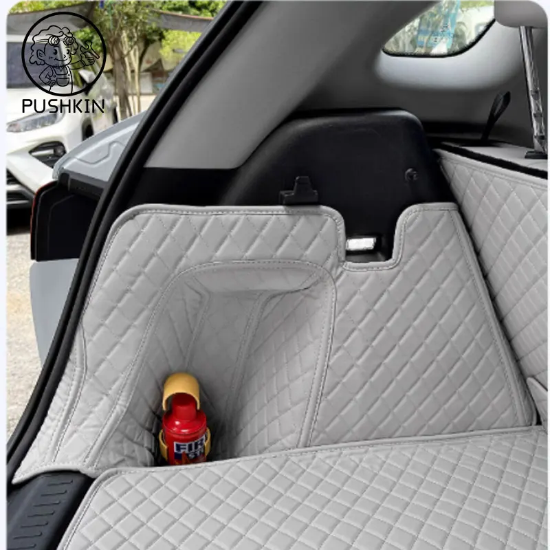 Car Trunk Mats For BYD Yuan UP Yuan Pro 2026 2025 2024 Trunk Protector Pad Storage Bags Cargo Liner Car Interior Accessories