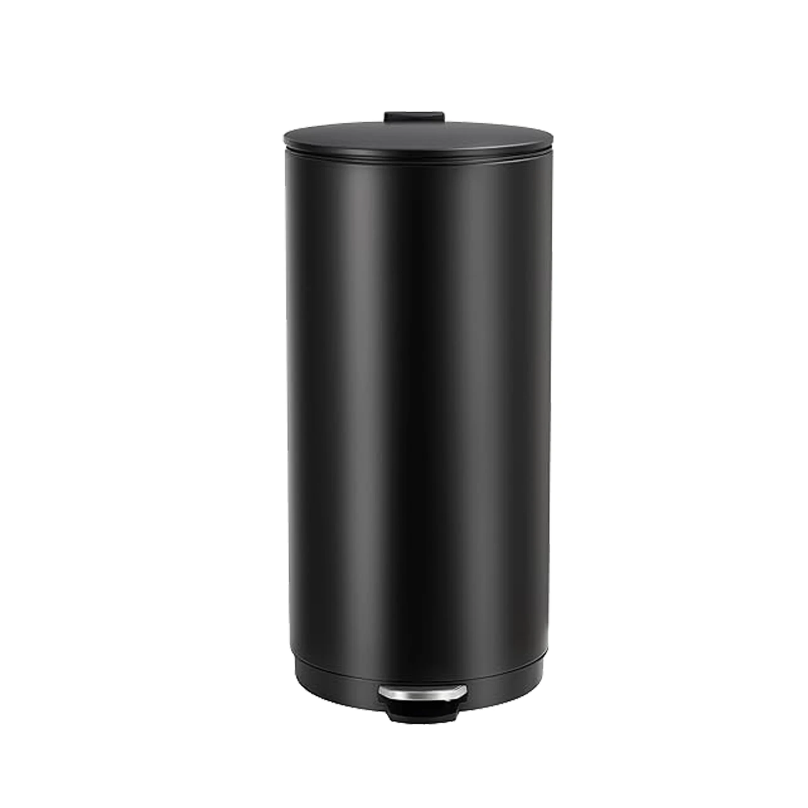 

30L Round Trash Can, Modern Garbage Can with Soft Close Lid and Foot Pedal, Removable Inner Bucket for Living Room, Office, Bathroom, Kitchen