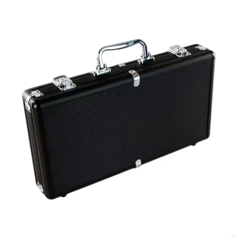 

Secure Storage Box with Double Closure Scratch Proof Casinos Chip Case JOME