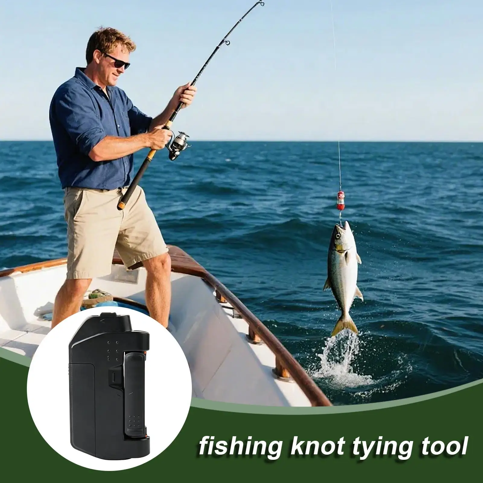 Portable Fishing Line Knot Tool, Labor Saving Binding Jig, Practical Auxiliary Supply For Daily Outdoor Angling Use