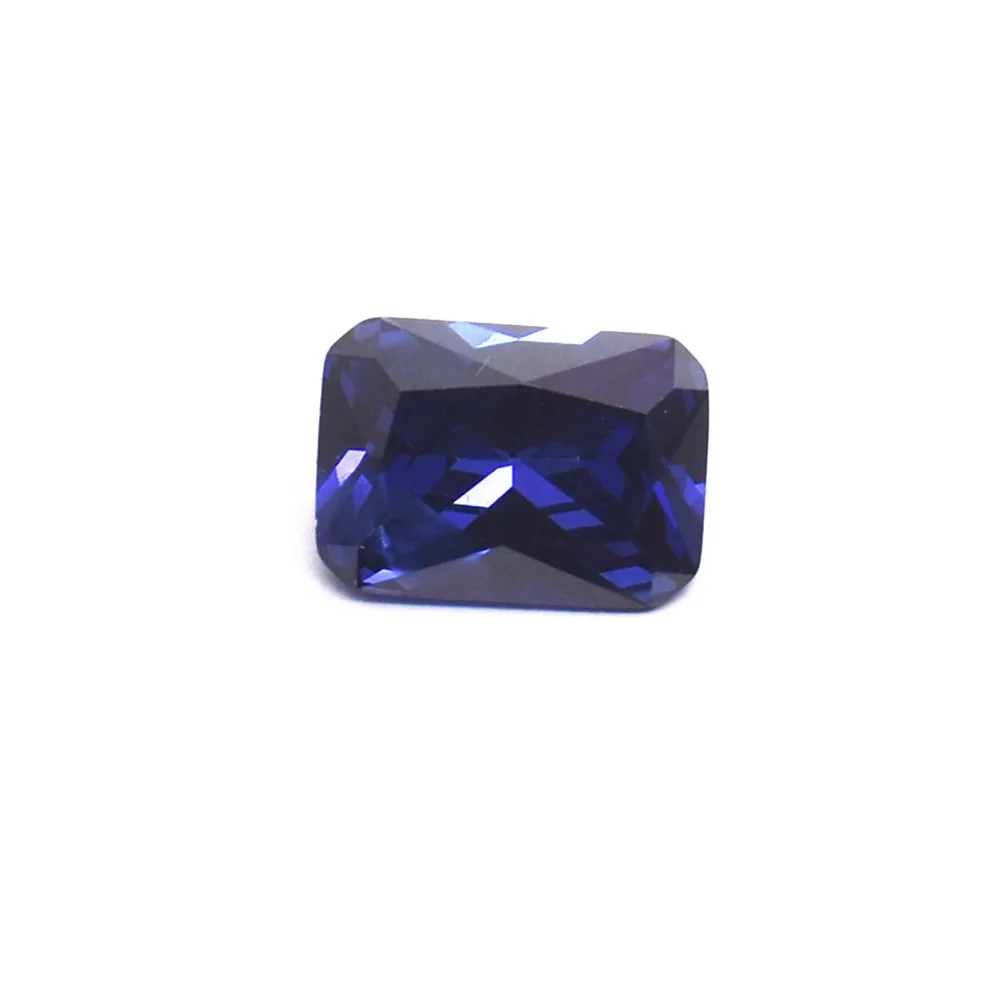 Rectangle Radiant Cut Faceted Blue Tanzanite Multi Sizes to Choose